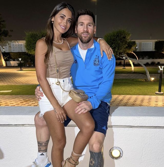 ליאו מסי ואשתו אנטונלה