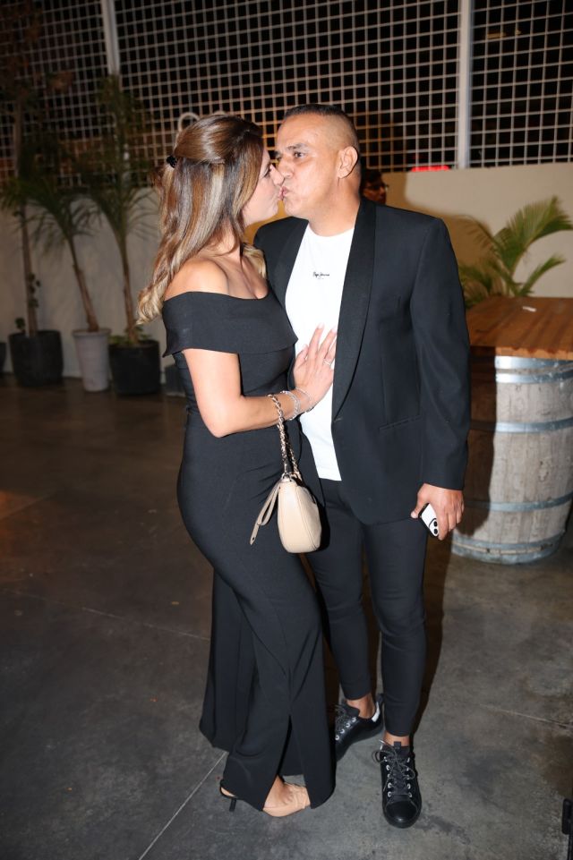 אלון מזרחי עם בת הזוג