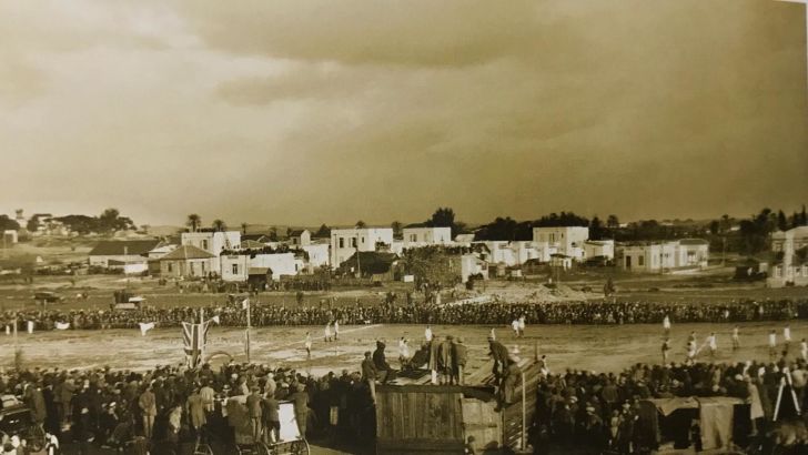 תמונה מהמשחק בין מכבי ת"א להכוח וינה