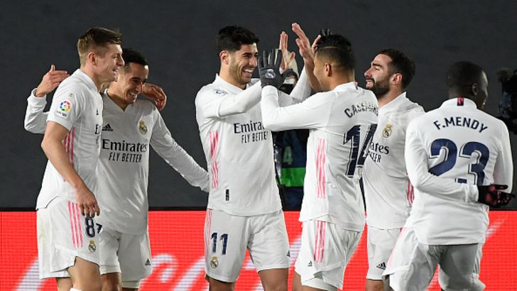 שחקני ריאל חוגגים