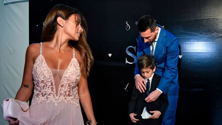 ליאו מסי ואשתו