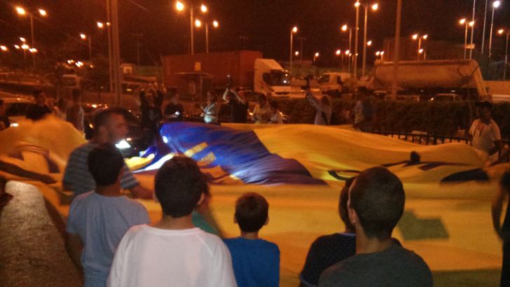 אוהדי קרית גת. חגיגות ספונטניות