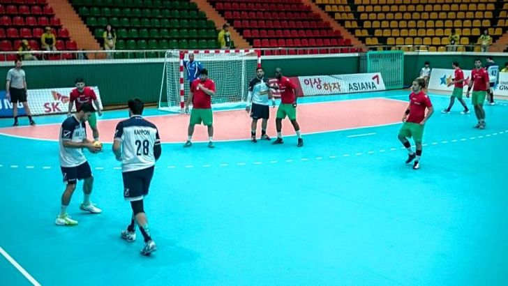 הנבחרת במשחק נגד פורטוגל.