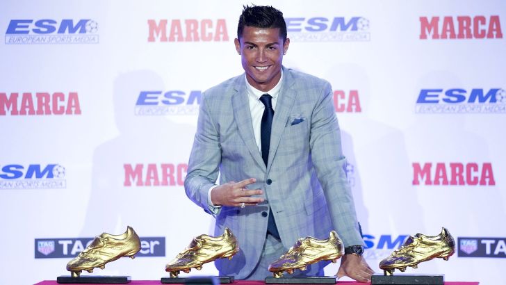 רונאלדו. שמח שהבן שלי רואה אותי זוכה בתואר שוב ושוב