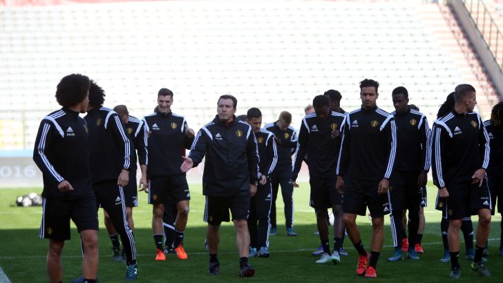 וילמוטס והחניכים באימון. טירוף בבלגיה