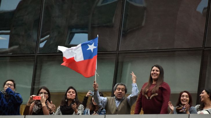אוהדי צ'ילה. אפשר לנצח את ארגנטינה