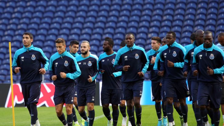 שחקני פורטו באימון המסכם. יטרפו את מכבי?