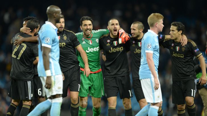 שחקני הסיטי על רקע חגיגות יובנטוס. עוד עונה תרד לטמיון?