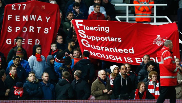 גם המחאה שלהם הצליחה. אוהדי ליברפול