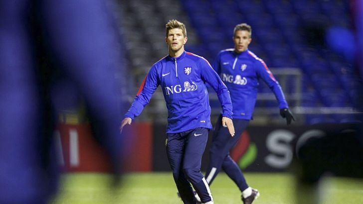 ואן פרסי באימון. עימות חריף