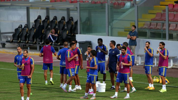 שחקני מכבי תל אביב במלטה