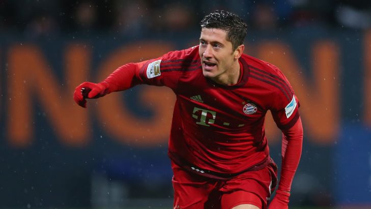 לבנדובסקי. כמעט אותו מספר שערים כמו היריבה