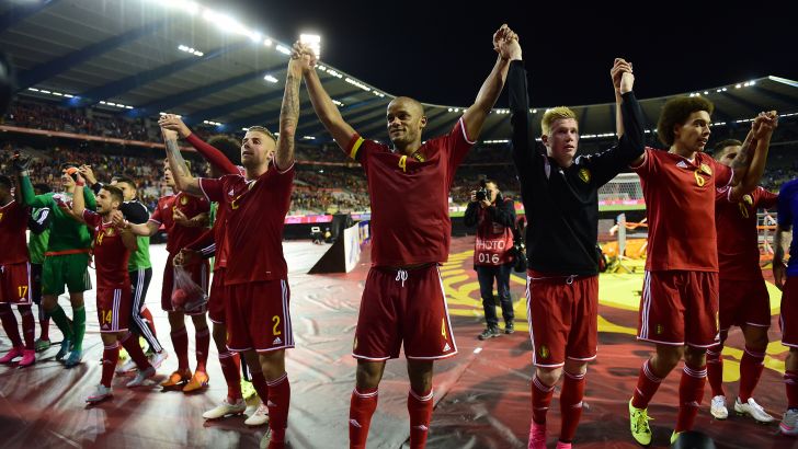 הבלגים חוגגים בבריסל