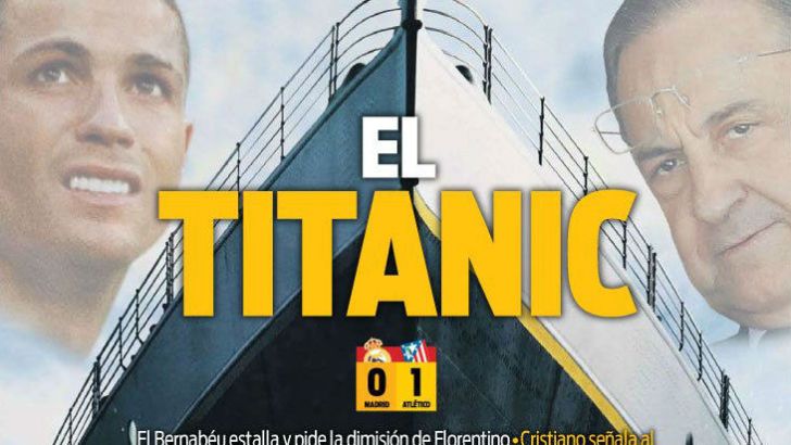 הטיטאניק טובע. שער המארקה