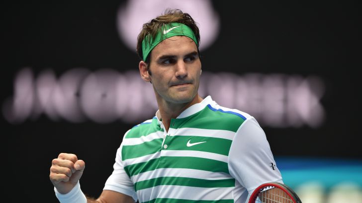 פדרר. האוקראיני לא עצר אותו