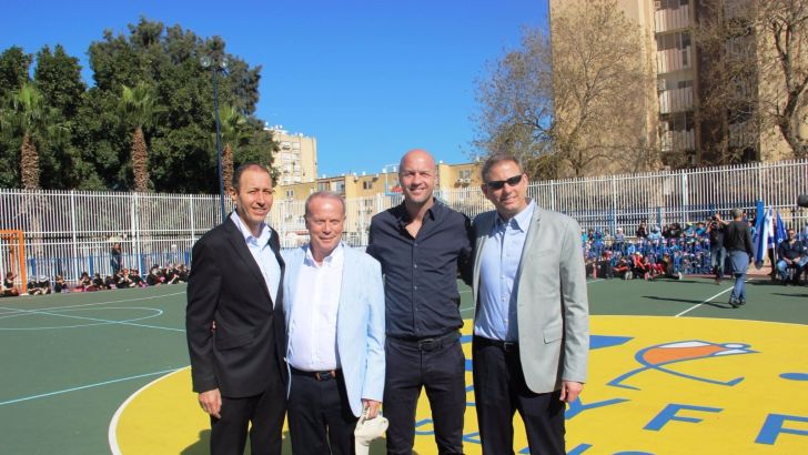 ג'ורדי קרויף ושמעון לנקרי בטקס