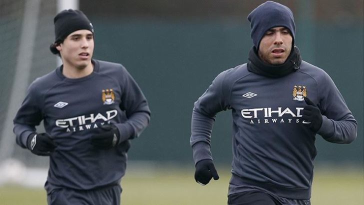 אסולין עם טבס. העדיף את הסיטי על פני בארסה