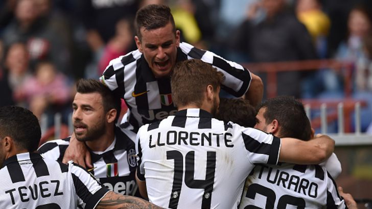 שחקני יובה חוגגים את האליפות