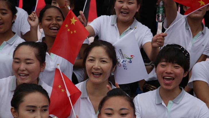 החגיגות בבייג'ין לאחר ההחלטה