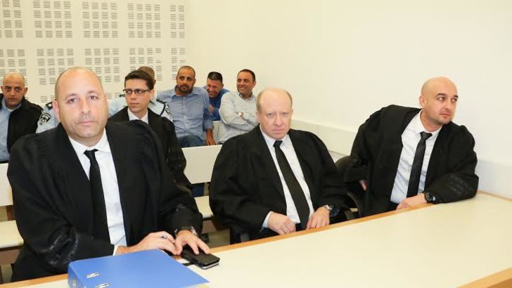 נציגי ביתר בדיון המשפטי. אייזנברג ומוסזון