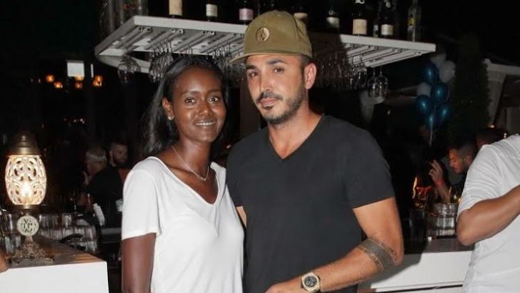 אלפסי עם חברתו. לא נעים