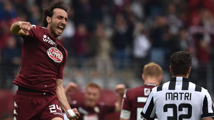 מוראטי מטורינו חוגג על יובה. כמו זכייה באליפות