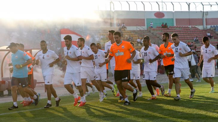 שחקני הפועל בש מתאמנים