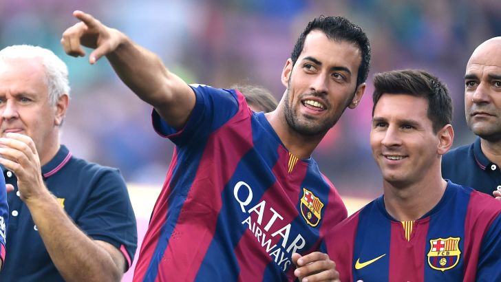 בוסקטס. כמו ניימאר ואינייסטה