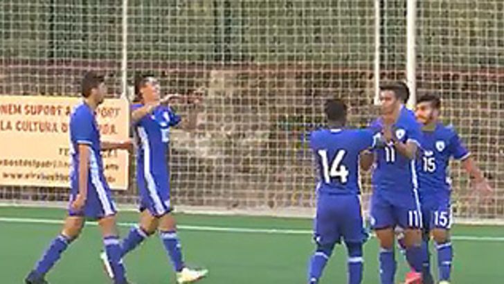 הנבחרת הישראלית חוגגת