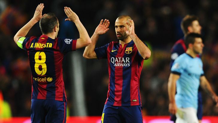 הקפטן והקפטן בפועל. אינייסטה ומסצ'ראנו