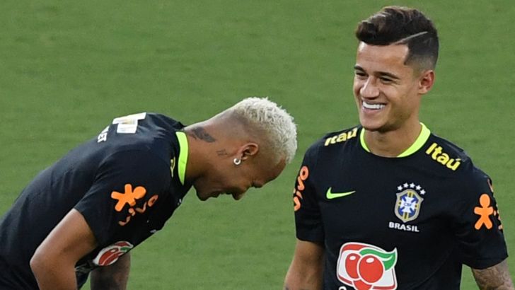 קוטיניו עם ניימאר באימון