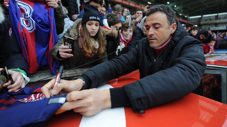 לואיס אנריקה. השיג תארים גדולים עבור הקבוצה