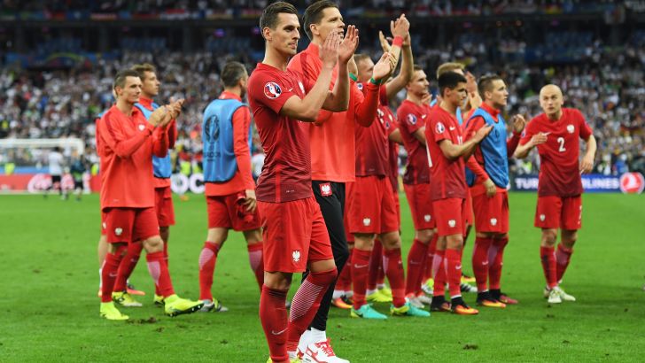 שחקני פולין בסיום. \עשינו היסטוריה!