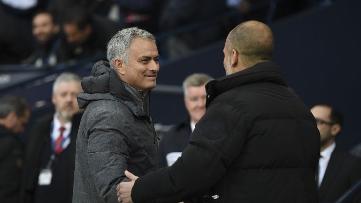 ז'וזה מוריניו עם פפ גווארדיולה