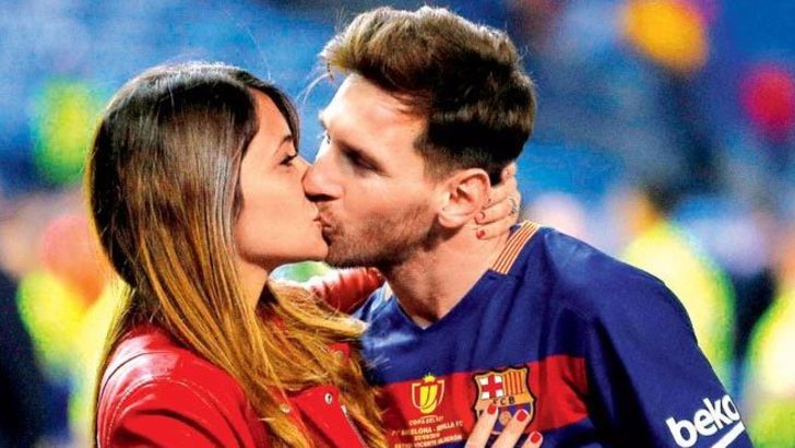 ליאו מסי ואנטונלה רוקוצו