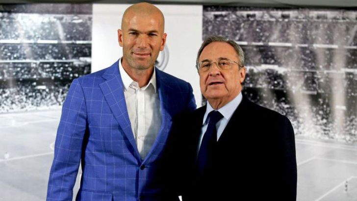 פלורנטינו פרס עם זינדין זידאן