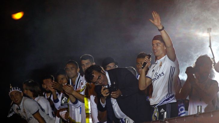 כריסטיאנו רונאלדו חוגג אליפות