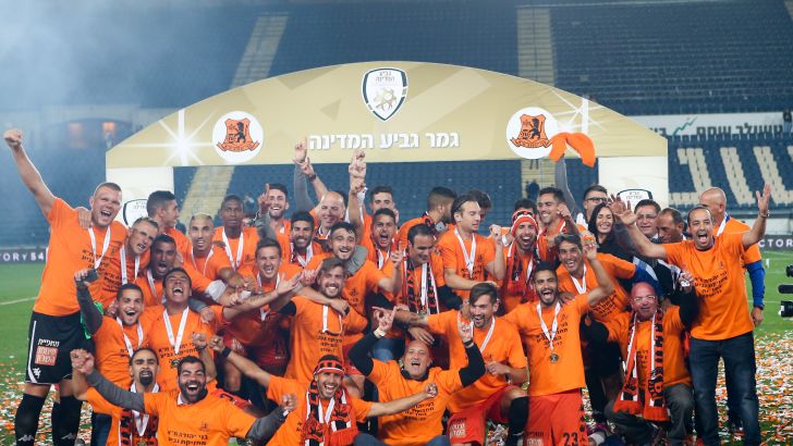 בני יהודה חוגגת זכייה בגביע