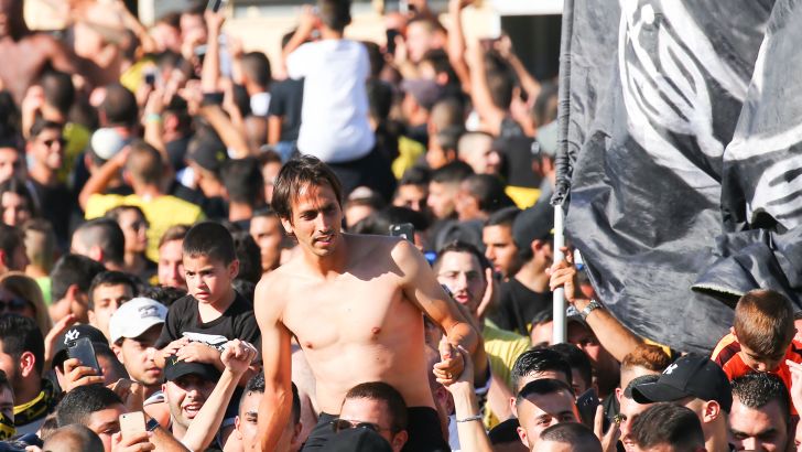 יוסי בניון באימון הפתיחה של בית"ר ירושלים