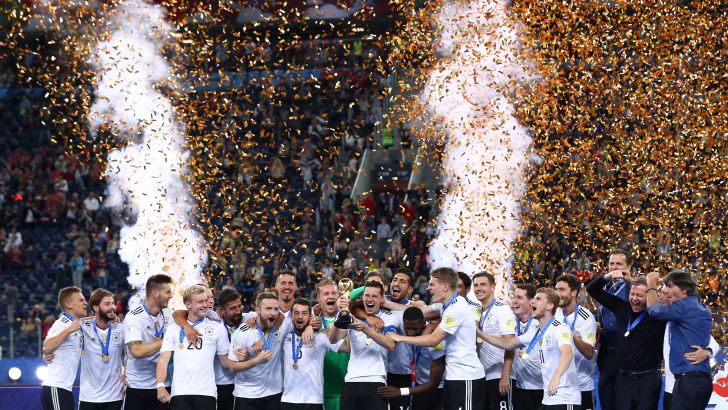 נבחרת גרמניה חוגגת