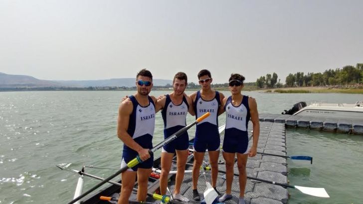 נבחרת ישראל בחתירה (אולג גונורובסקי, באדיבות מרכז דניאל לחתירה)