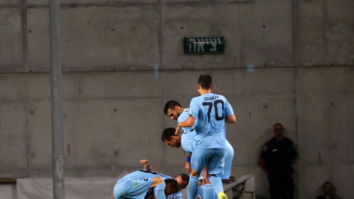 שחקני פלובדיב חוגגים