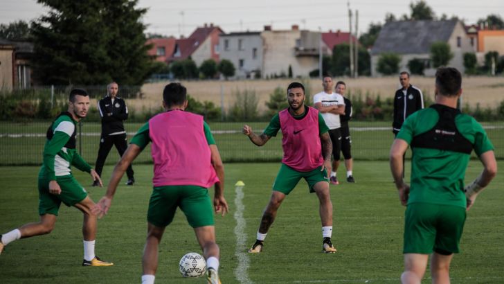 קאיו באימון מכבי חיפה