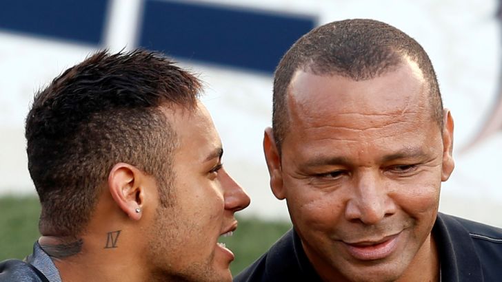 ניימאר עם אביו