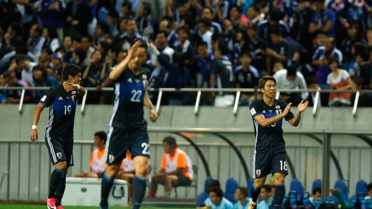 יפן חוגגת עלייה למונדיאל 2018