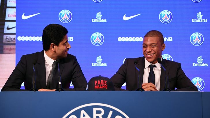 קיליאן אמבפה עם נאסר אל חלאיפי