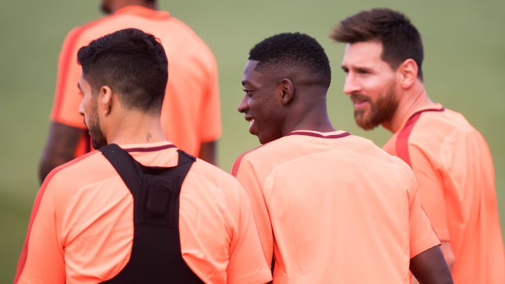 מסי, סוארס, דמבלה