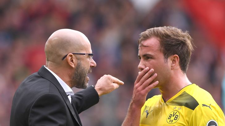 פטר בוס (משמאל) ומריו גצה