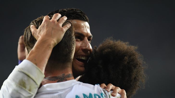 כריסטיאנו רונאלדו עם סרחיו ראמוס