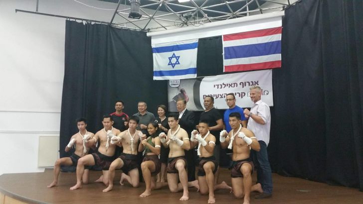 משלחת לוחמי מואי טאיי בישראל